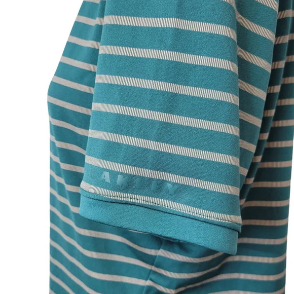 Oakley Women's Enjoy  Short Sleeve Golf Polo T-Shirt Size Medium - Picture 2 of 5